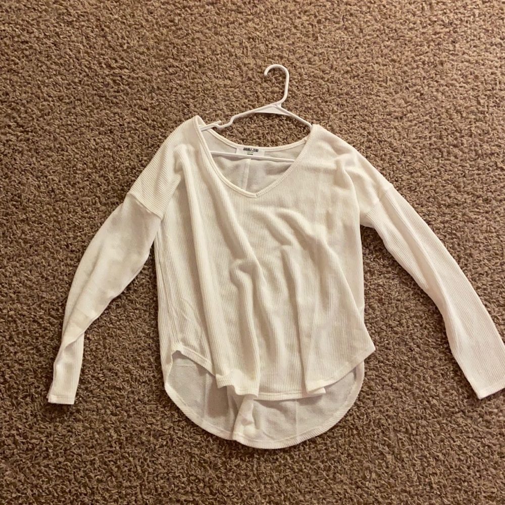 Double Zero Brand White Sweater
